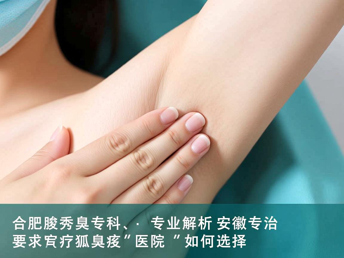 合肥腋秀腋臭专科，专业解析安徽专治狐臭的医院如何选择