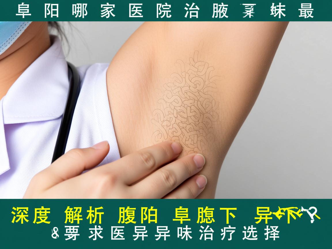 阜阳哪家医院治腋下异味最好？深度解析阜阳腋下异味治疗选择