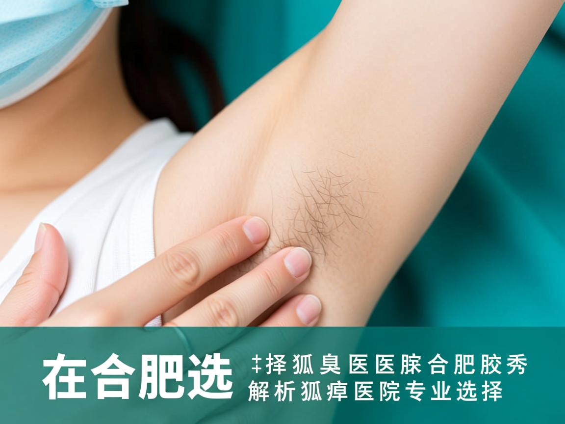 在合肥选择狐臭医院，合肥腋秀解析狐臭医院的专业选择