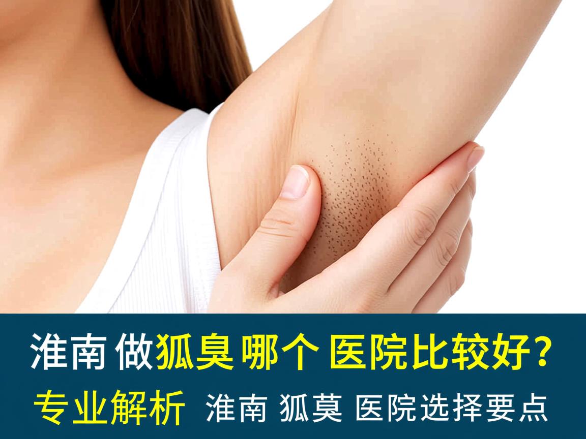 淮南做狐臭哪个医院比较好？专业解析淮南狐臭医院选择要点