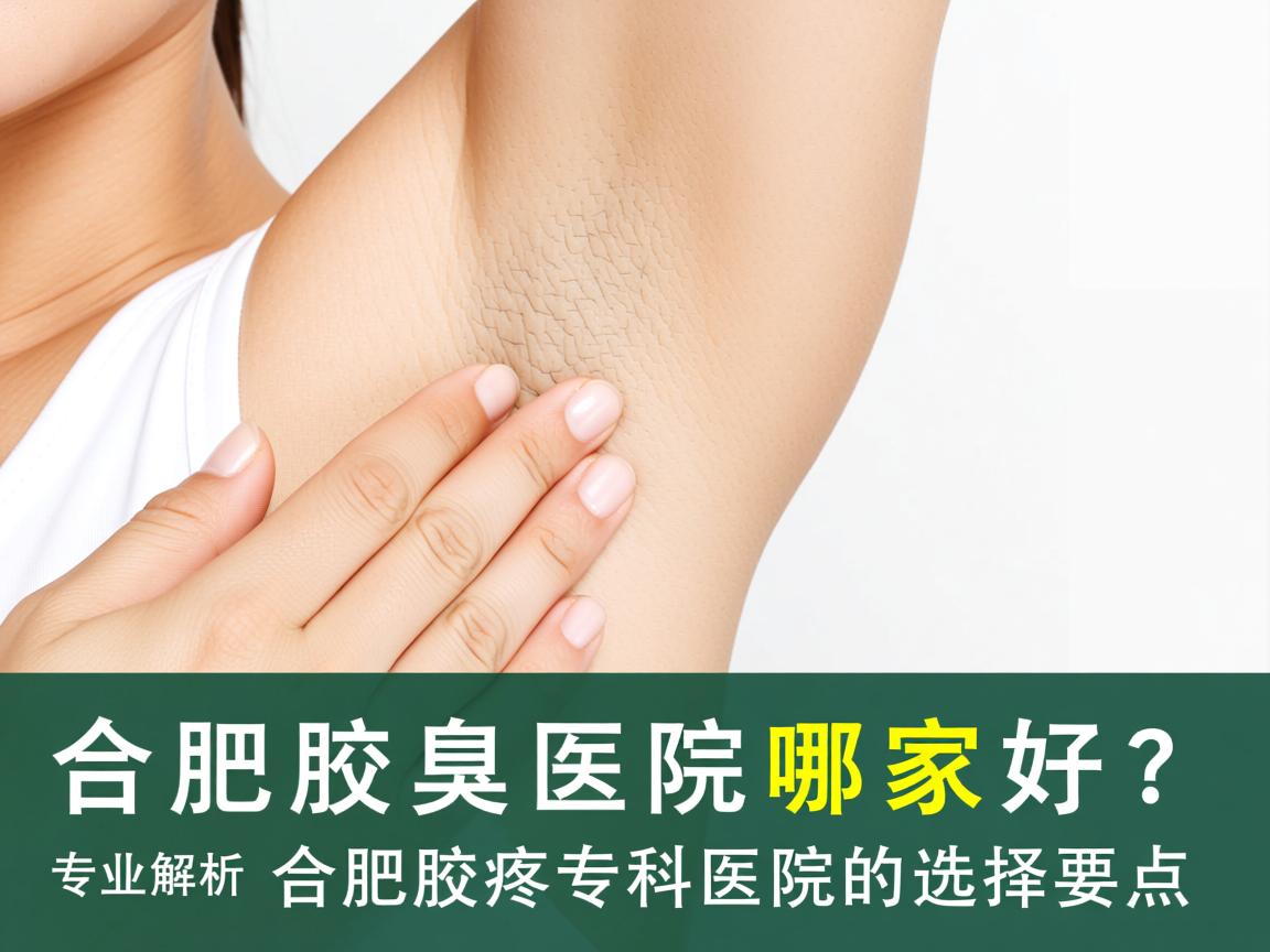 合肥腋臭医院哪家好？专业解析合肥腋臭专科医院的选择要点
