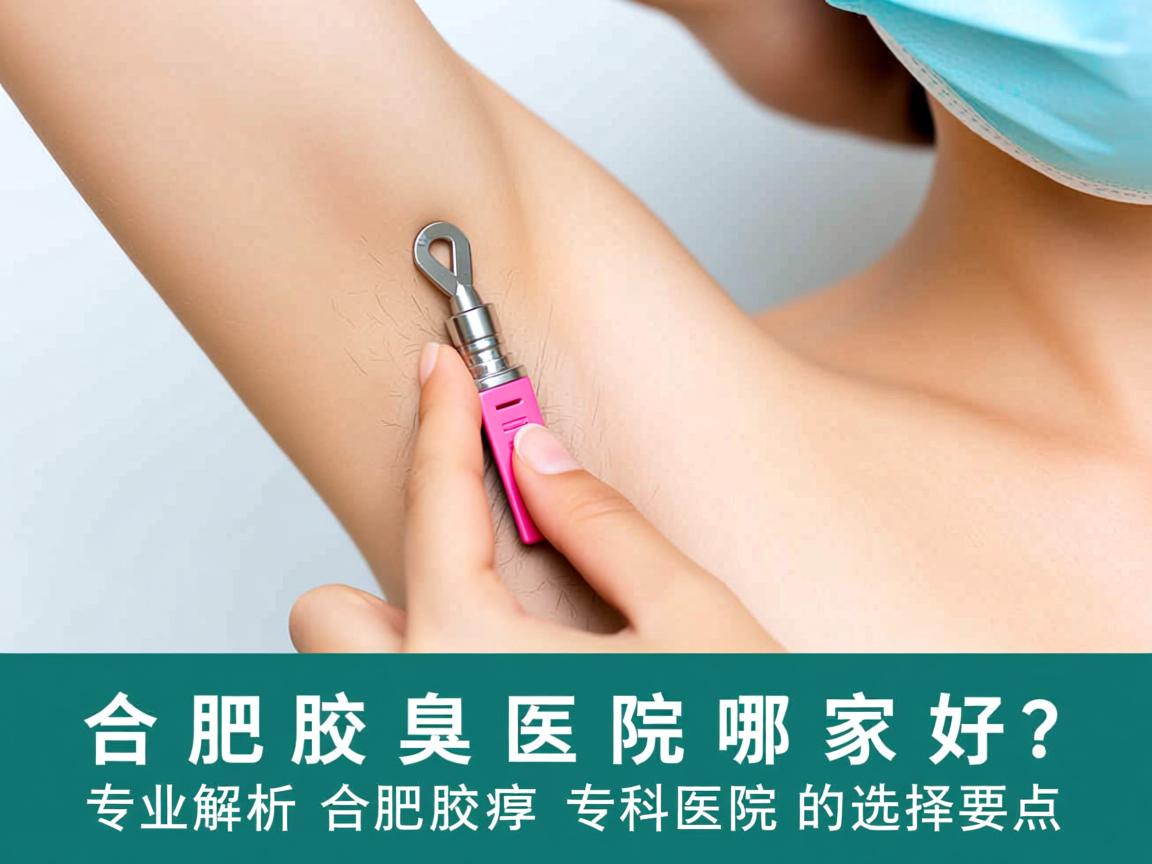 合肥腋臭医院哪家好？专业解析合肥腋臭专科医院的选择要点