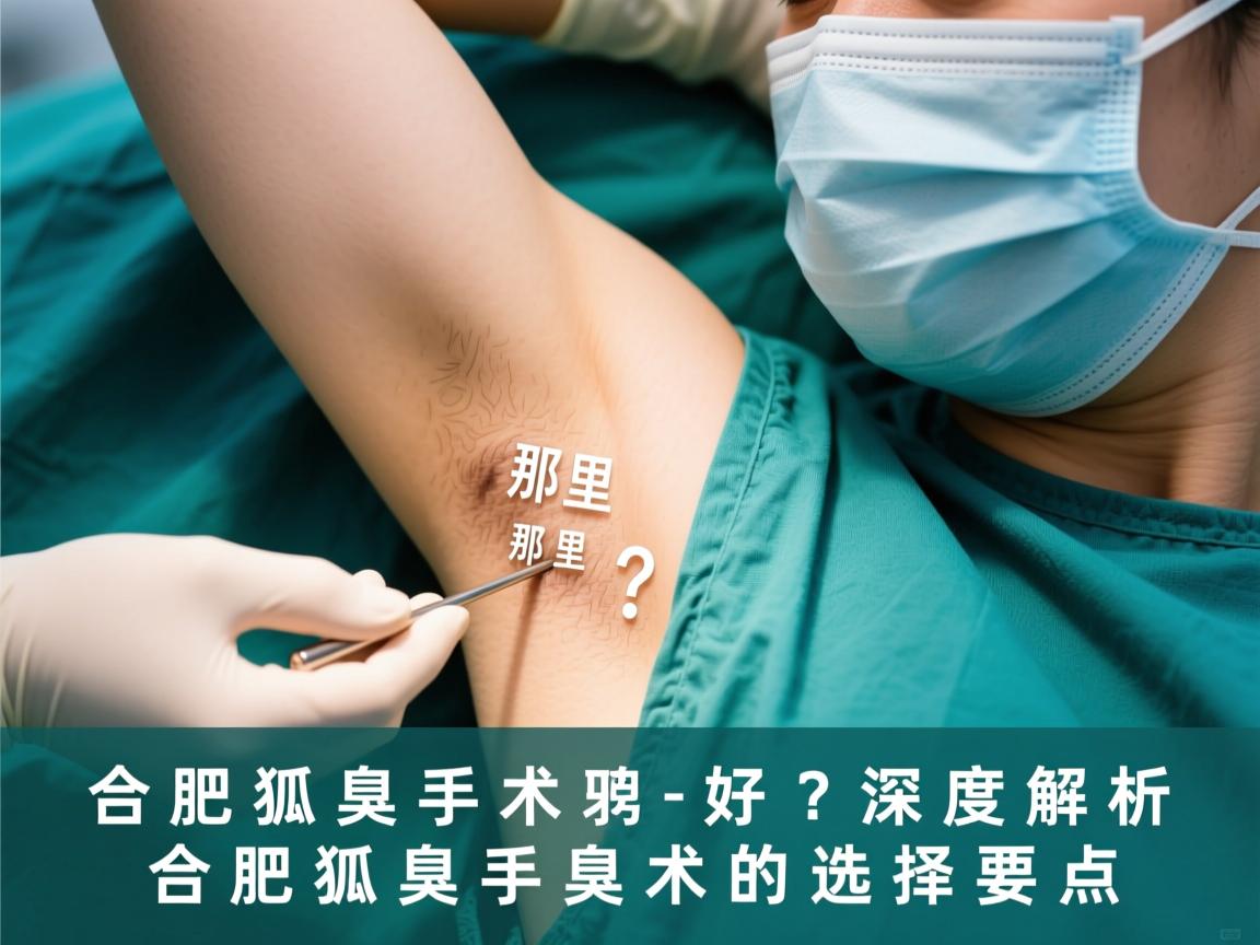 合肥狐臭手术那里好？深度解析合肥狐臭手术的选择要点