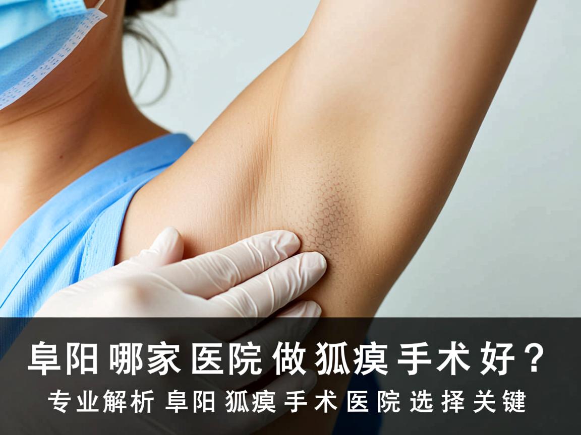 阜阳哪家医院做狐臭手术好？专业解析阜阳狐臭手术医院选择关键