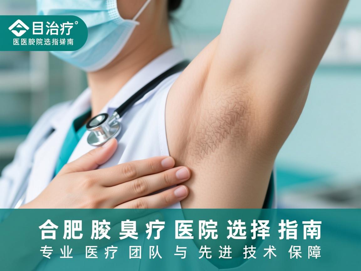 合肥腋臭治疗医院选择指南，专业医疗团队与先进技术保障