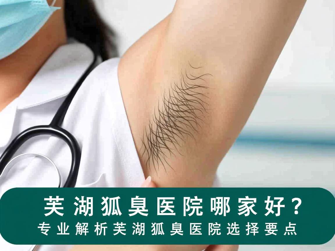 芜湖狐臭医院哪家好？专业解析芜湖狐臭医院选择要点