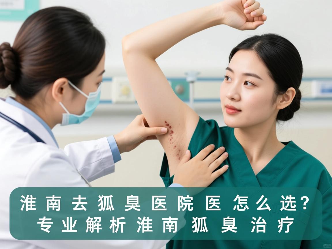 淮南去狐臭医院怎么选？专业解析淮南狐臭治疗