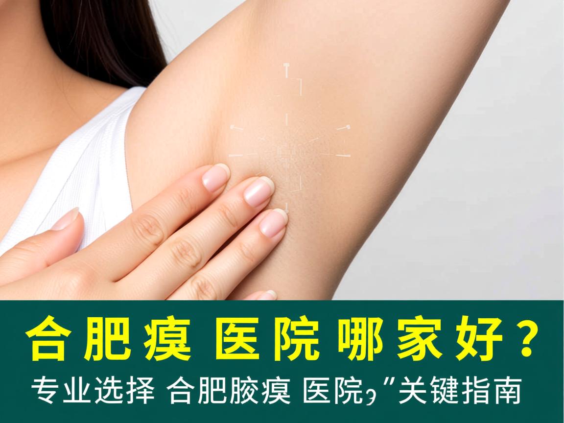 合肥腋臭医院哪家好？专业选择合肥腋臭医院的关键指南