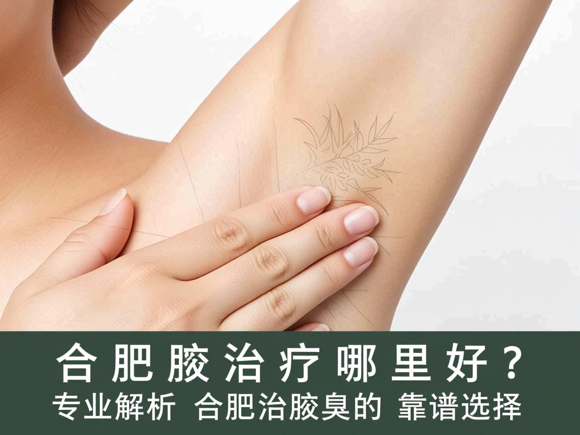 合肥腋臭治疗哪里好？专业解析合肥治腋臭的靠谱选择