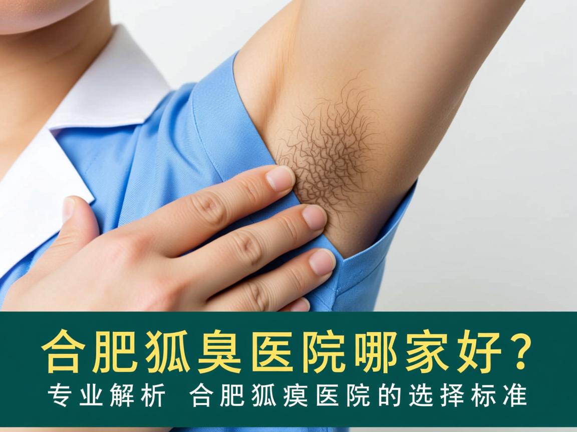 合肥狐臭医院哪家好？专业解析合肥狐臭医院的选择标准