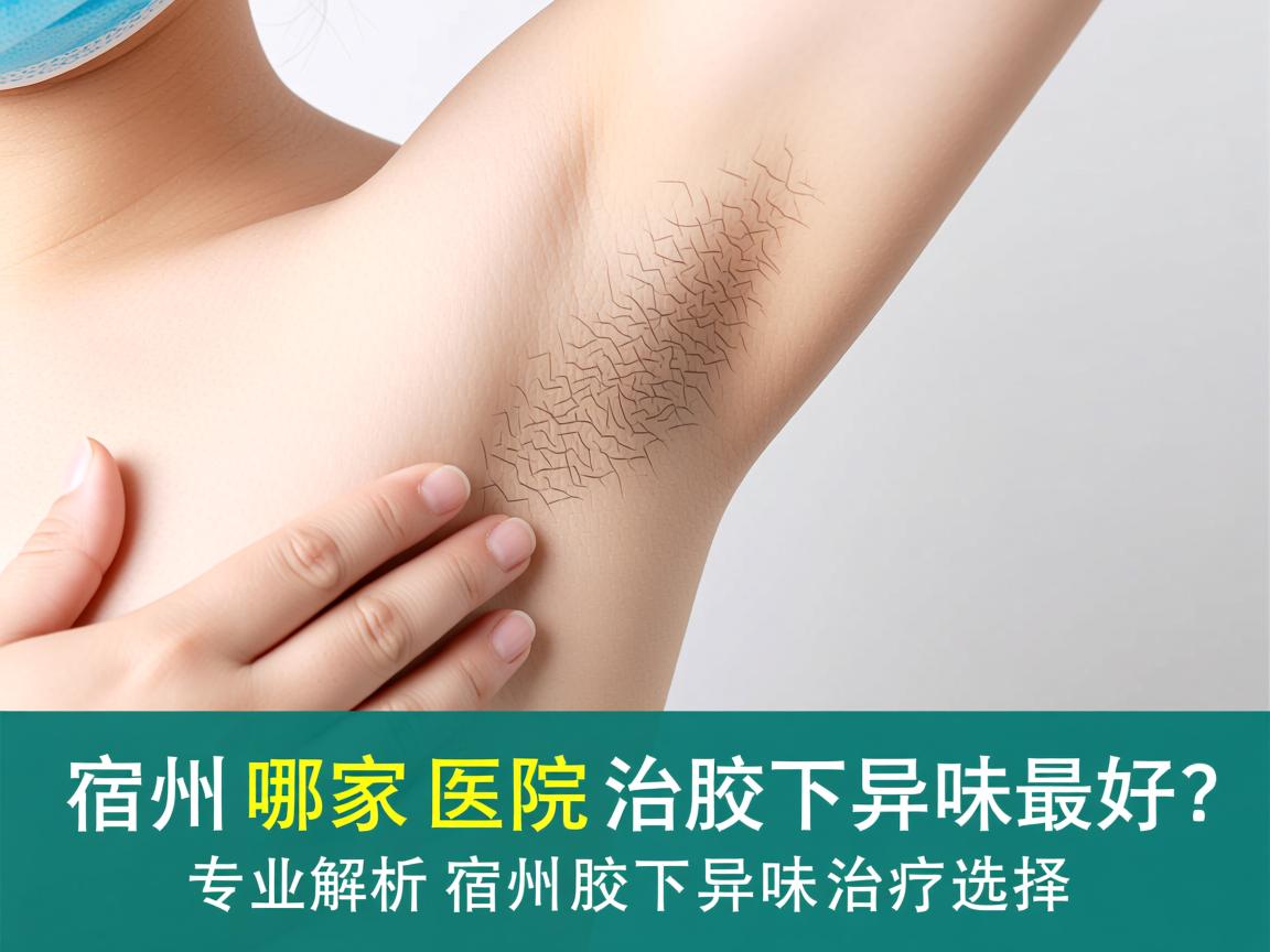 宿州哪家医院治腋下异味最好？专业解析宿州腋下异味治疗选择