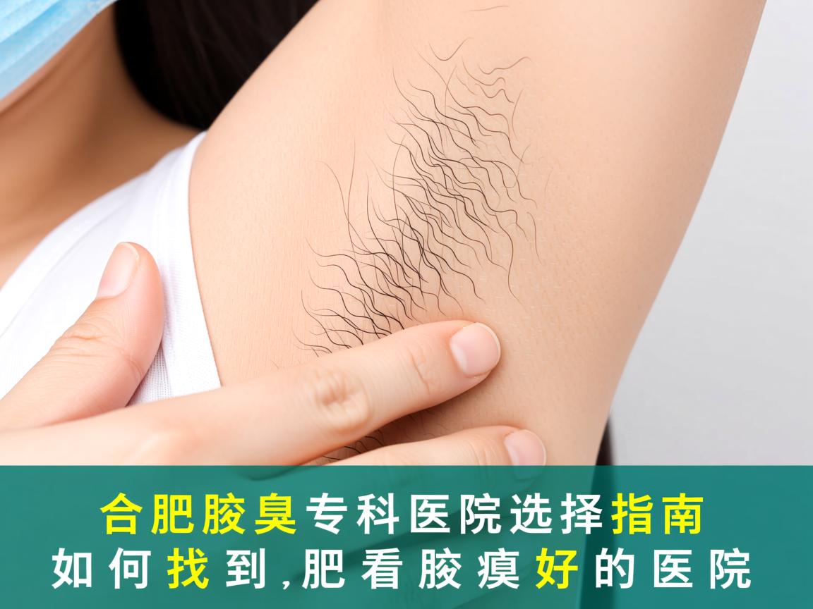 合肥腋臭专科医院选择指南，如何找到合肥看腋臭好的医院