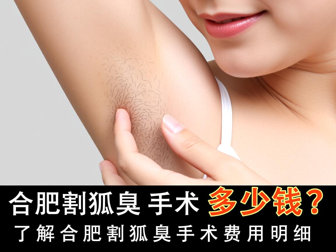 合肥割狐臭手术多少钱？了解合肥割狐臭手术费用明细