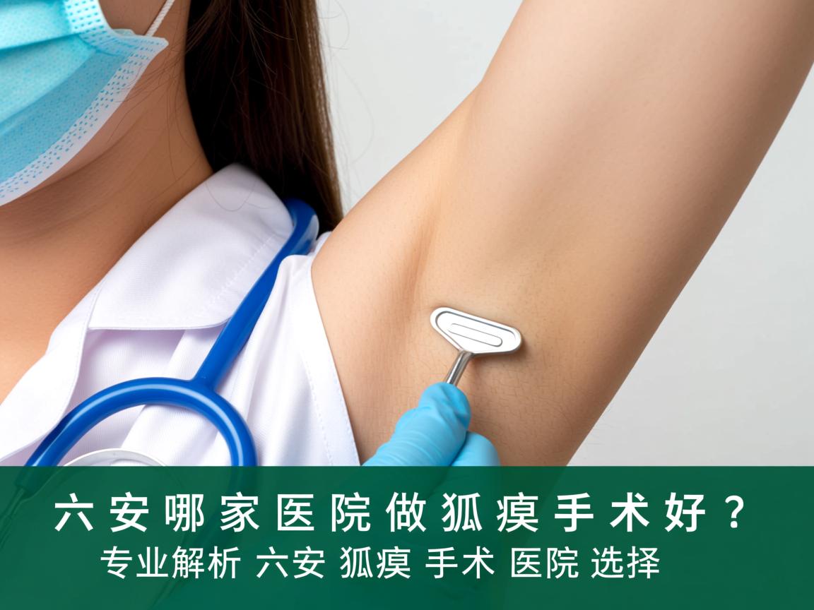 六安哪家医院做狐臭手术好？专业解析六安狐臭手术医院选择