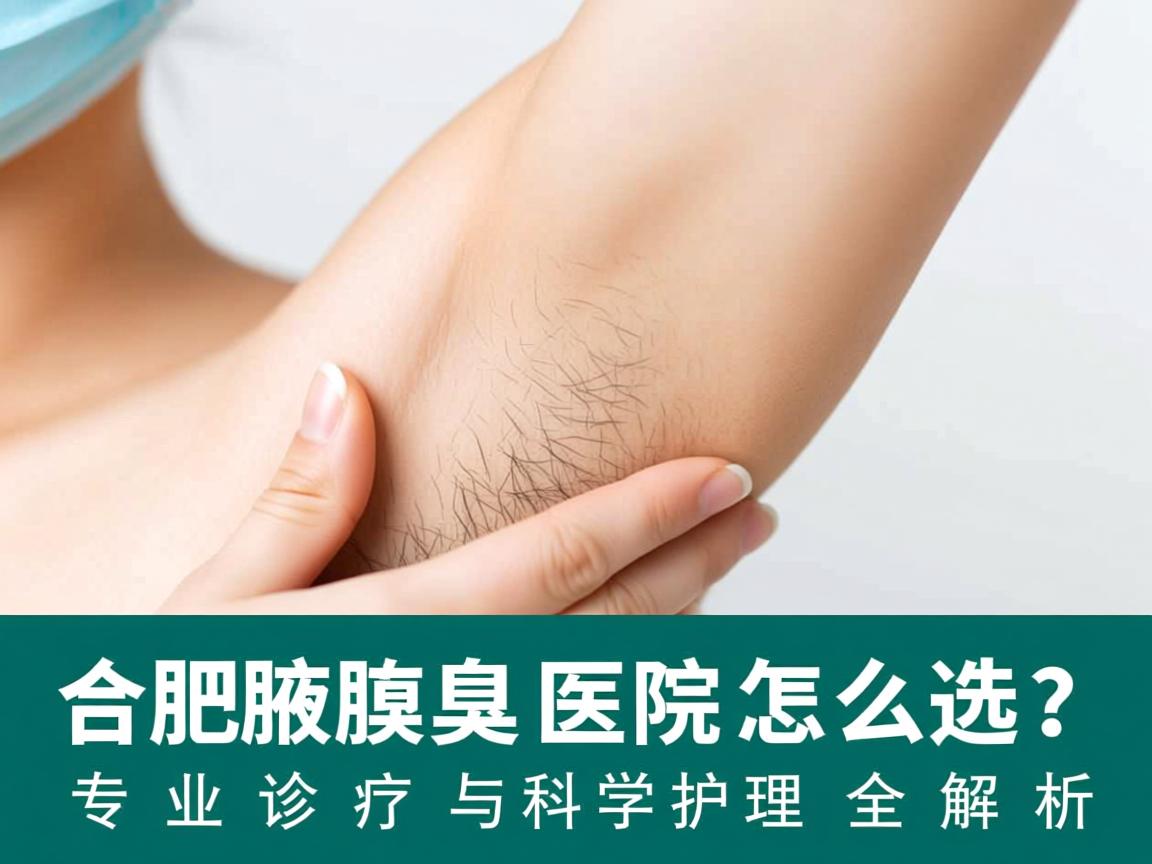 合肥腋臭医院怎么选？专业诊疗与科学护理全解析