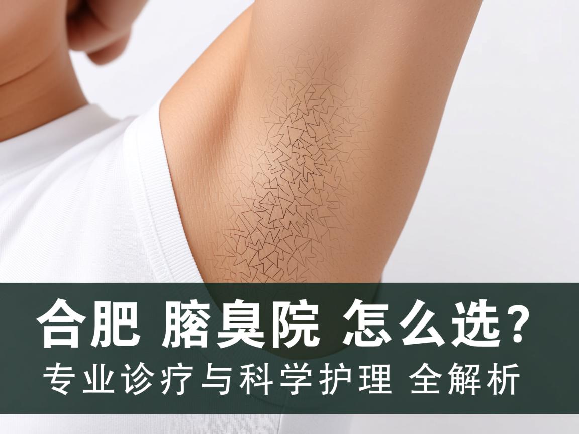 合肥腋臭医院怎么选？专业诊疗与科学护理全解析