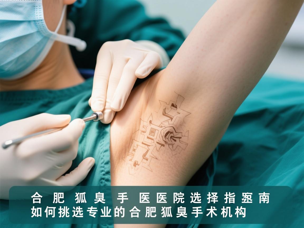 合肥狐臭手术医院选择指南，如何挑选专业的合肥狐臭手术机构