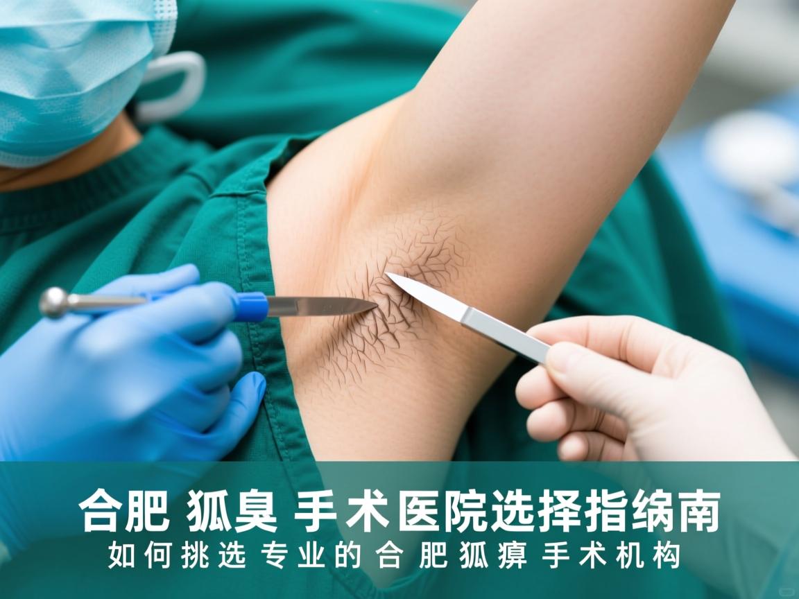 合肥狐臭手术医院选择指南，如何挑选专业的合肥狐臭手术机构