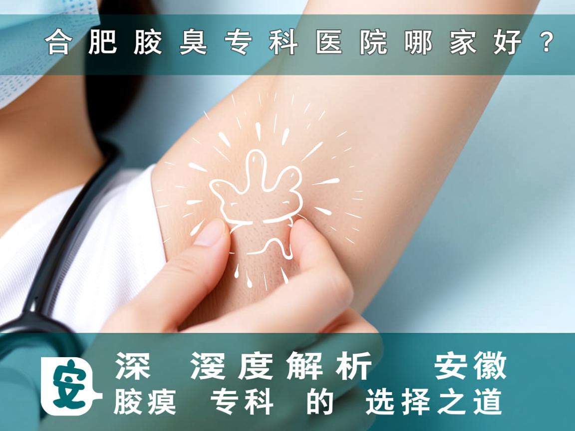 合肥腋臭专科医院哪家好？深度解析安徽腋臭专科的选择之道