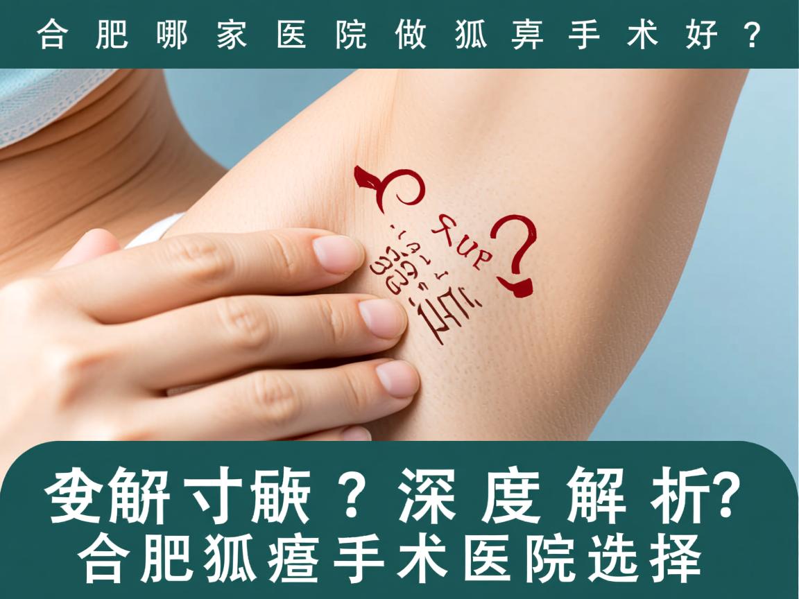 合肥哪家医院做狐臭手术好?深度解析合肥狐臭手术医院选择 合肥哪家医院做狐臭手术好?深度解析合肥狐臭手术医院选择