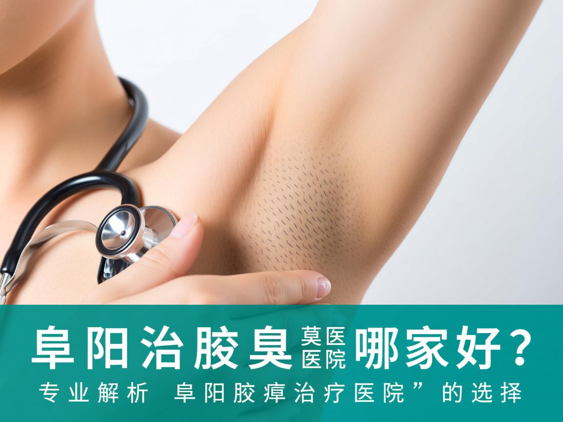 阜阳治腋臭医院哪家好？专业解析阜阳腋臭治疗医院的选择