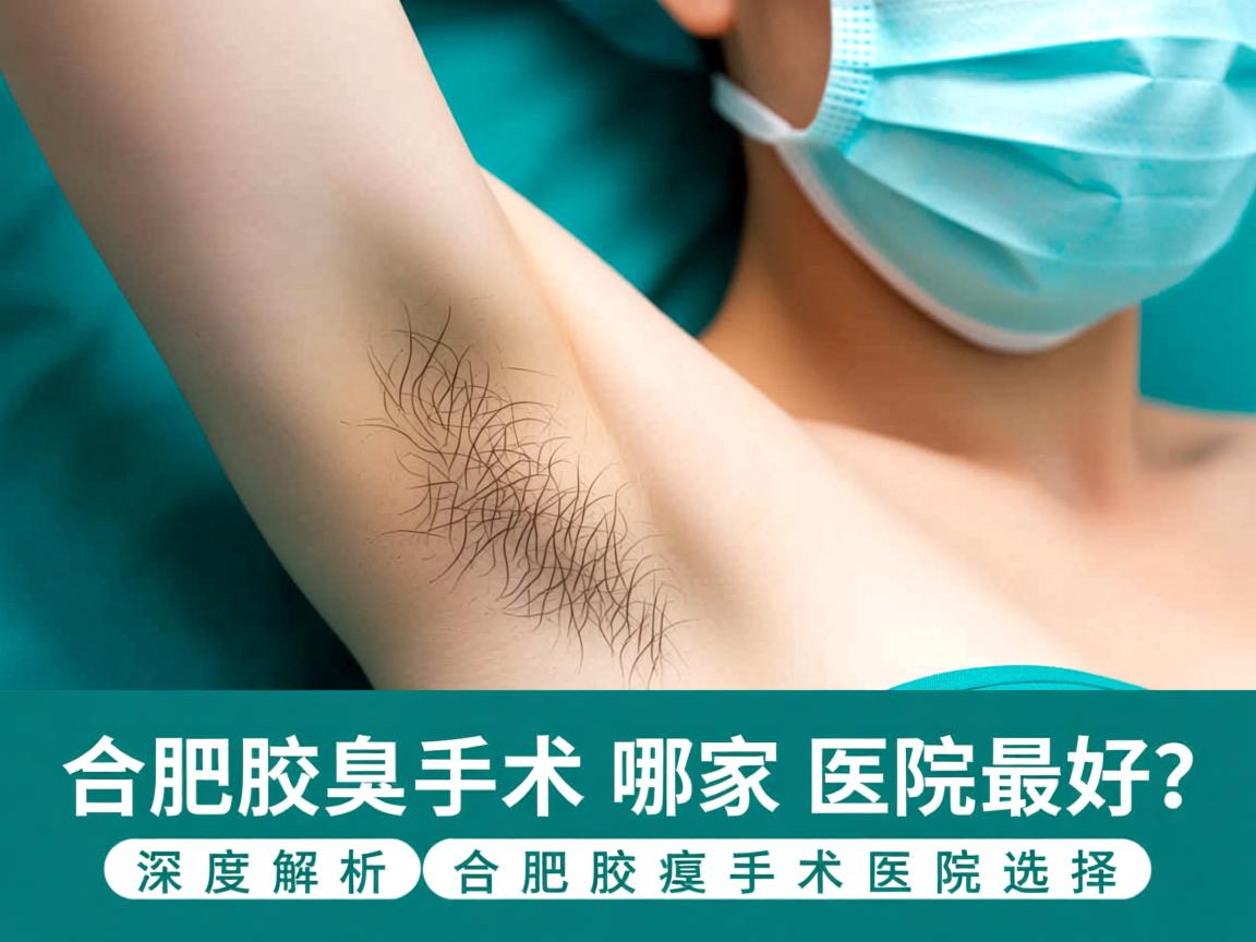 合肥腋臭手术哪家医院最好？深度解析合肥腋臭手术医院选择