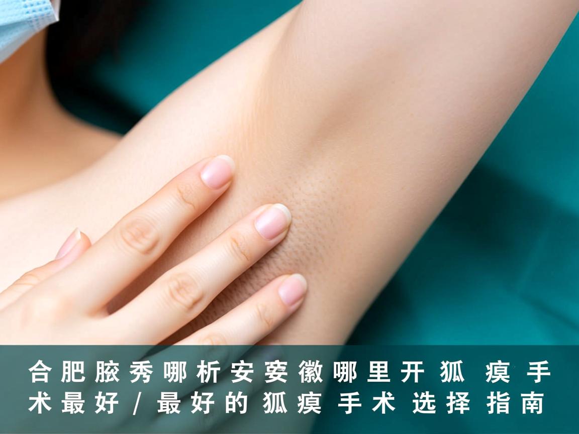 合肥腋秀解析,安徽哪里开狐臭手术最好,最好的狐臭手术选择指南 合肥腋秀解析,安徽哪里开狐臭手术最好,最好的狐臭手术选择指南