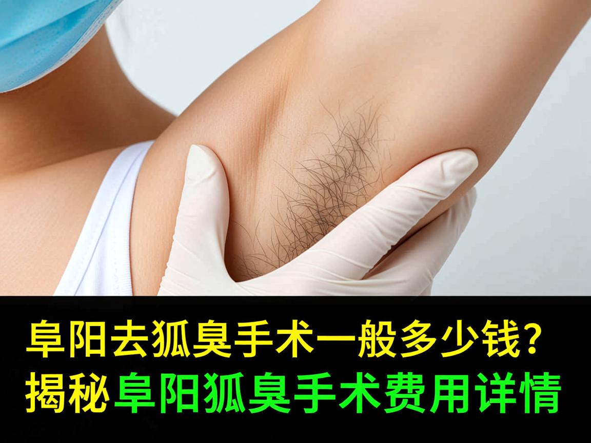 阜阳去狐臭手术一般多少钱？揭秘阜阳狐臭手术费用详情