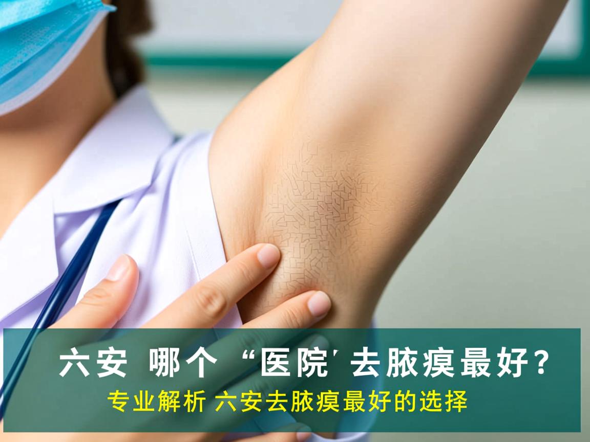 六安哪个医院去腋臭最好？专业解析六安去腋臭最好的选择
