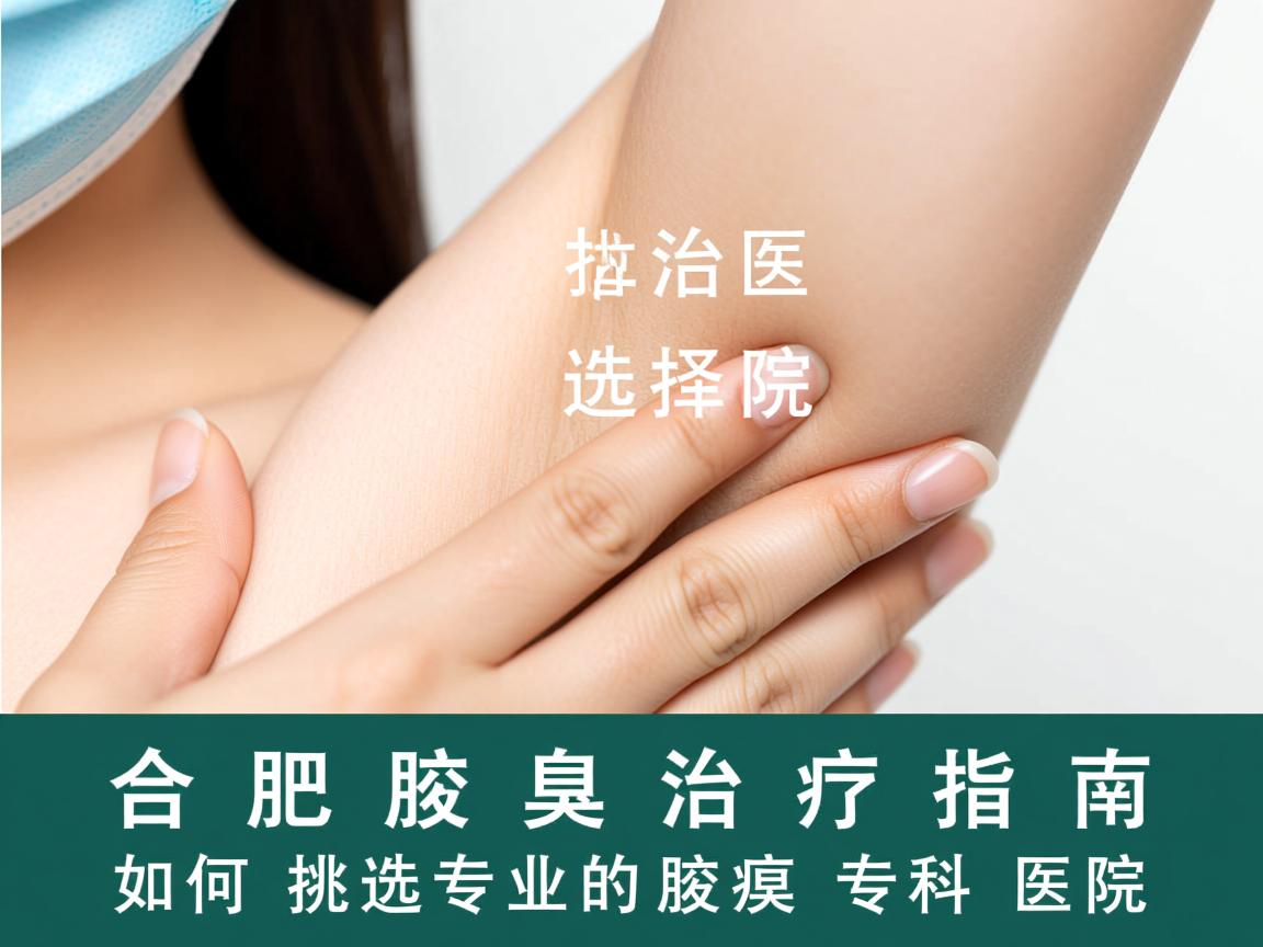 合肥腋臭治疗医院选择指南，如何挑选专业的腋臭专科医院