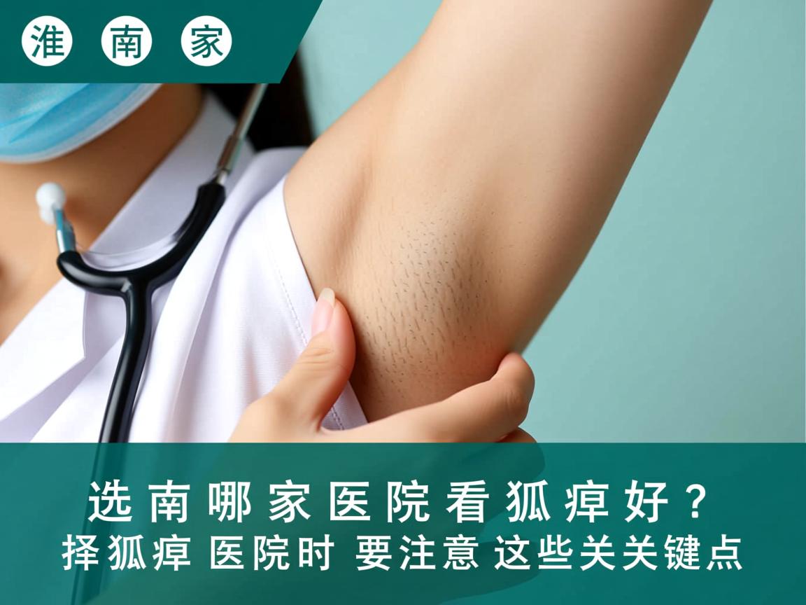 淮南哪家医院看狐臭好？选择狐臭医院时要注意这些关键点