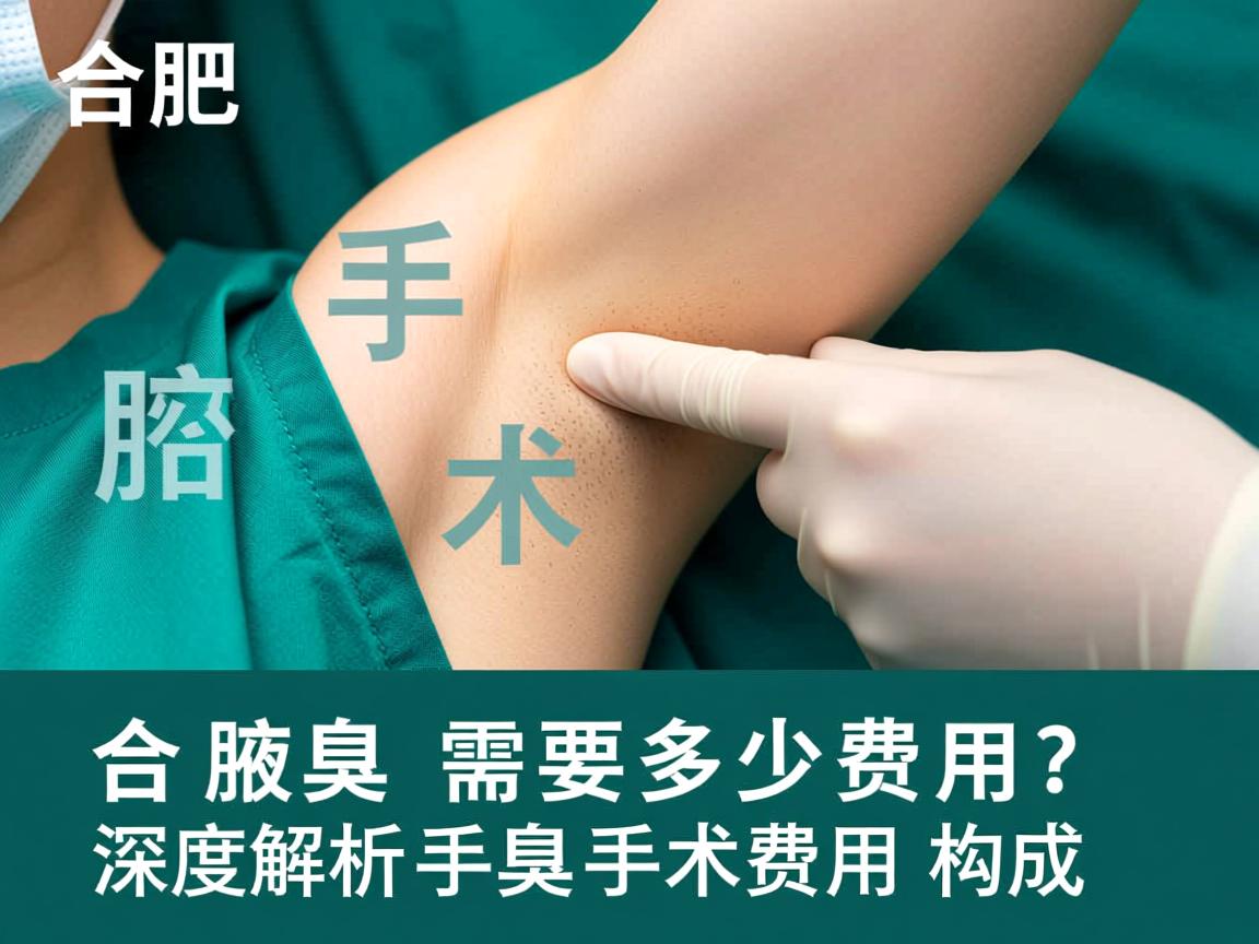 合肥腋臭手术需要多少费用?深度解析腋臭手术费用构成 合肥腋臭手术需要多少费用?深度解析腋臭手术费用构成