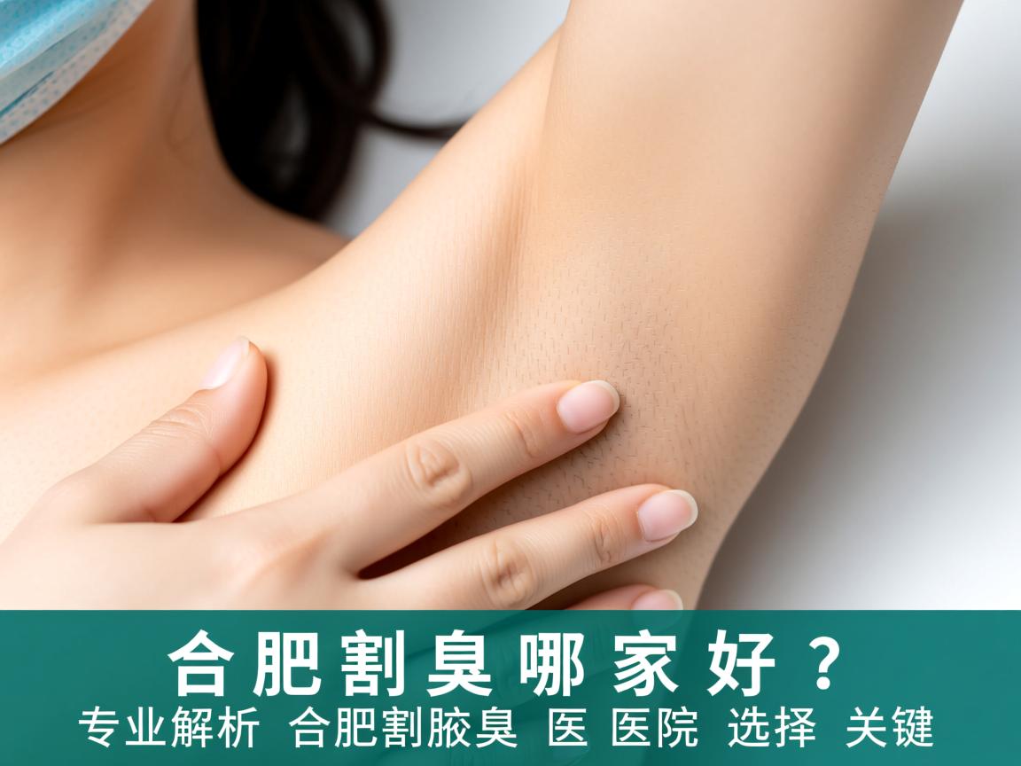 合肥割腋臭哪家好？专业解析合肥割腋臭医院的选择关键