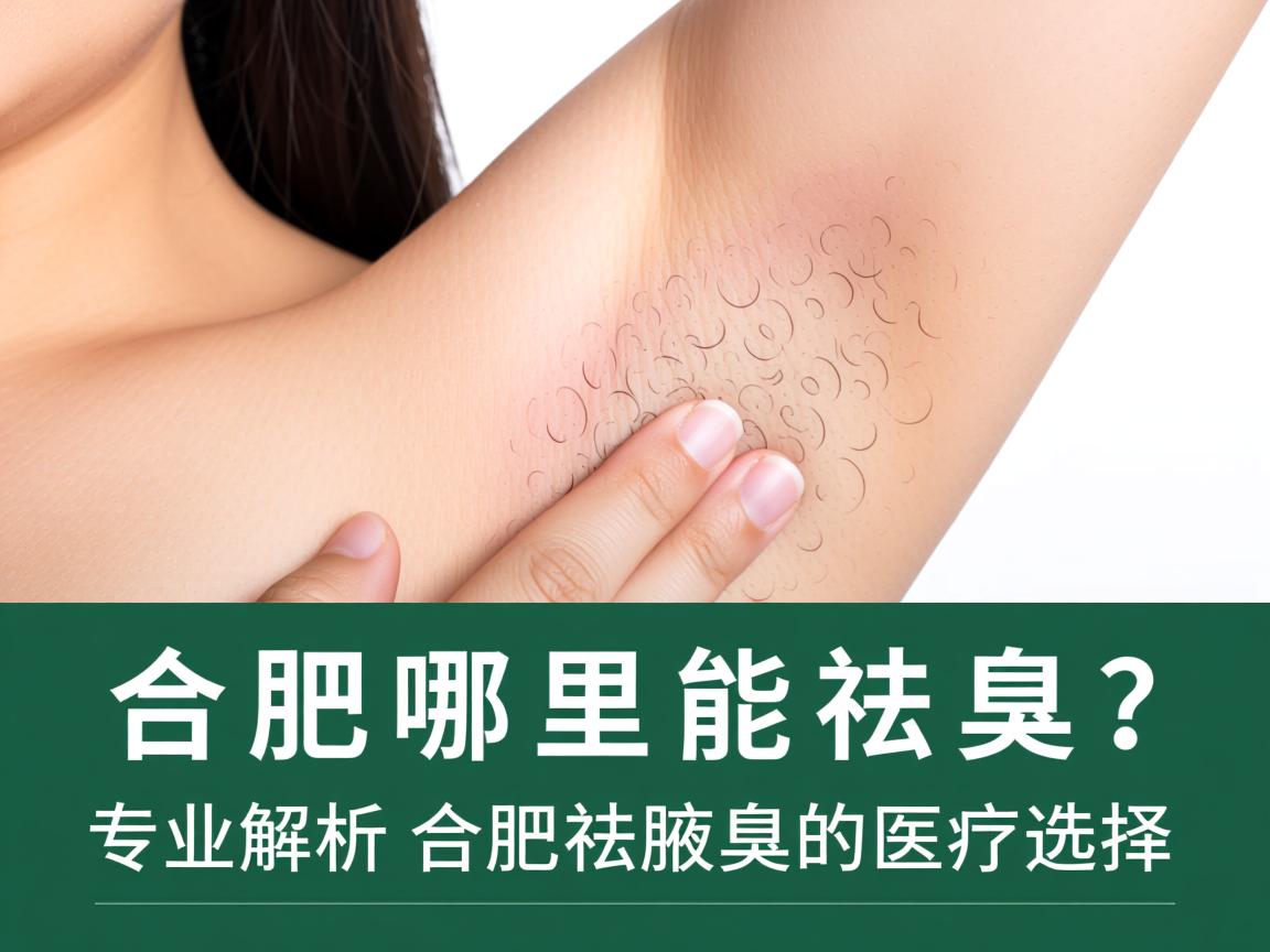 合肥哪里能祛腋臭？专业解析合肥祛腋臭的医疗选择