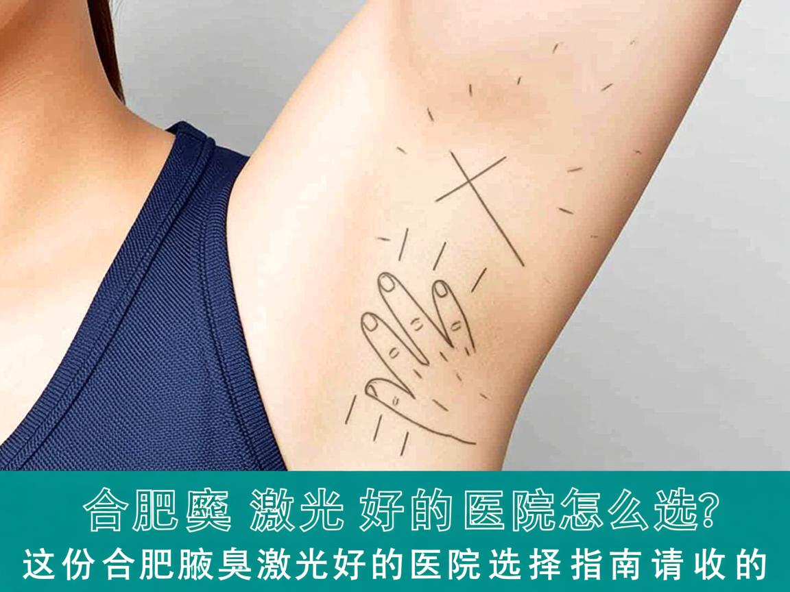 合肥腋臭激光好的医院怎么选？这份合肥腋臭激光好的医院选择指南请收好
