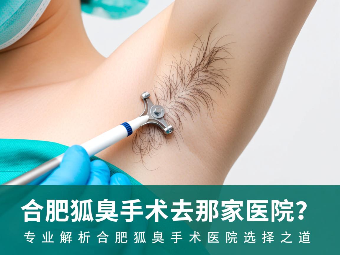 合肥狐臭手术去那家医院？专业解析合肥狐臭手术医院选择之道