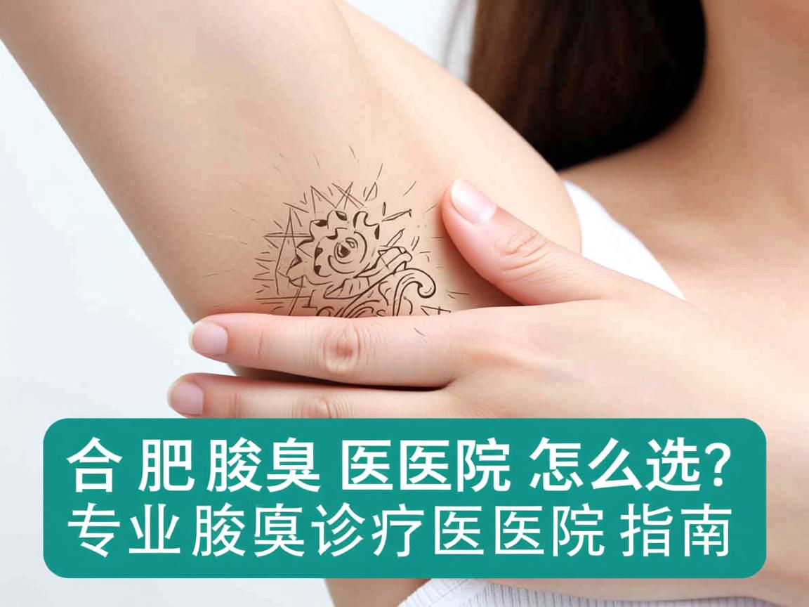 合肥腋臭医院怎么选？专业腋臭诊疗医院指南