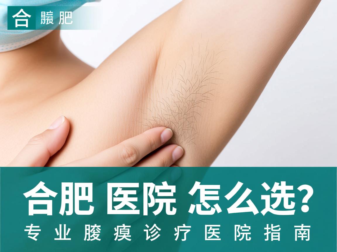 合肥腋臭医院怎么选？专业腋臭诊疗医院指南