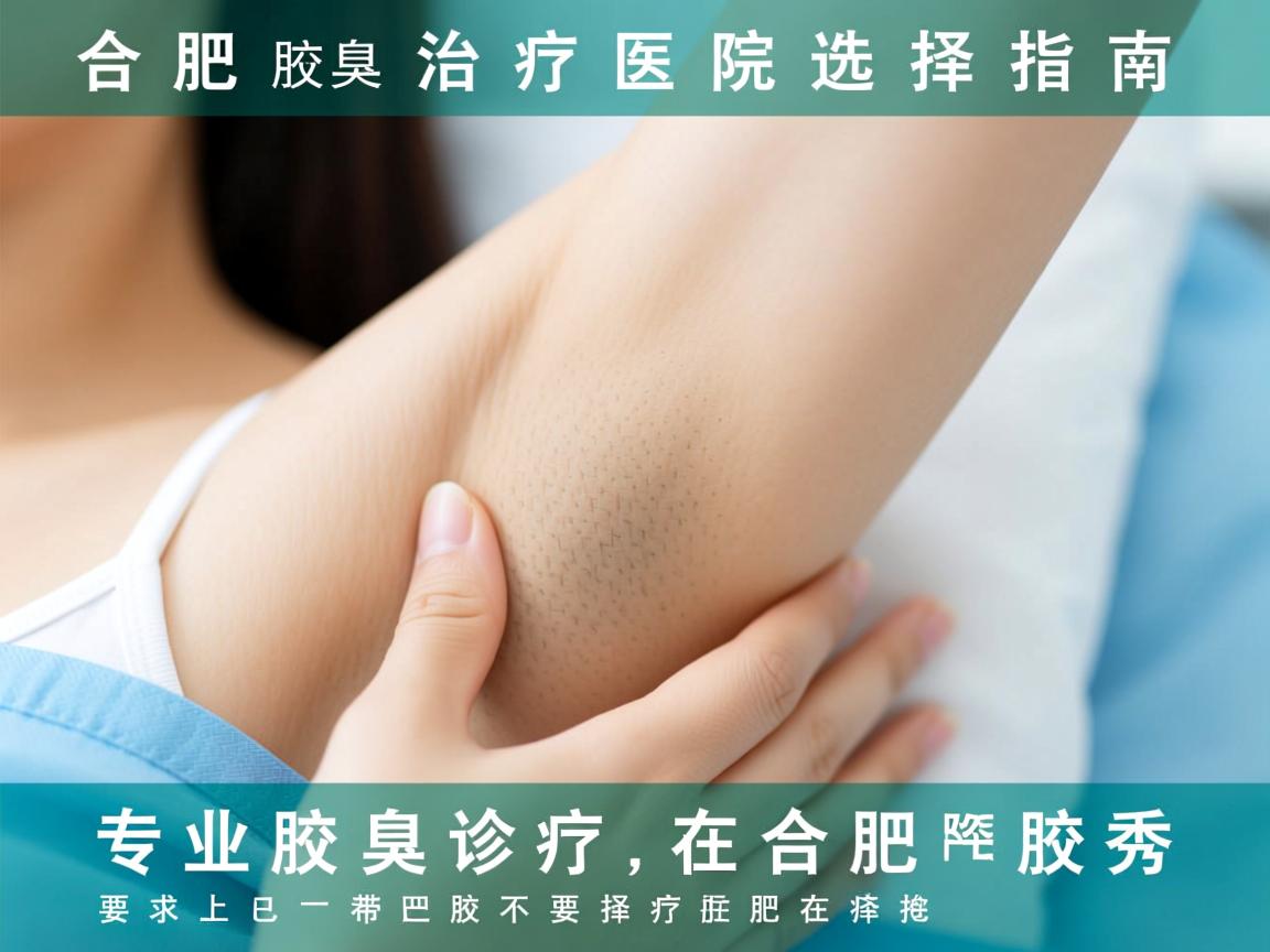 合肥腋臭治疗医院选择指南，专业腋臭诊疗在合肥腋秀