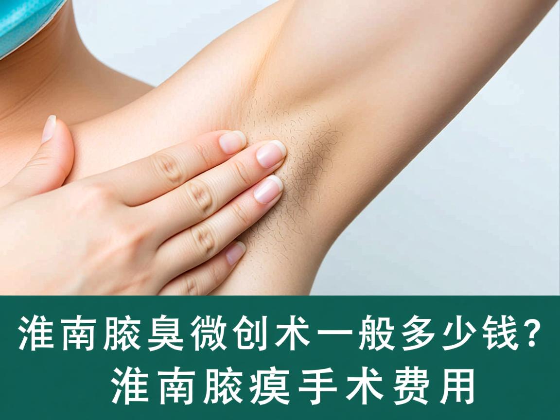 淮南腋臭微创手术一般多少钱？解析淮南腋臭手术费用