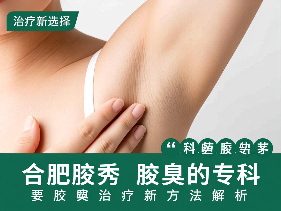 腋臭治疗新选择,合肥腋秀腋臭专科的腋臭治疗新方法解析 腋臭治疗新选择,合肥腋秀腋臭专科的腋臭治疗新方法解析