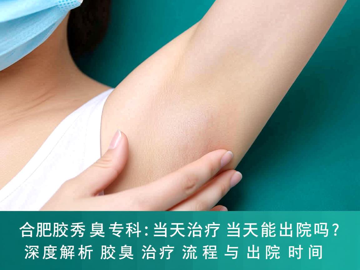 合肥腋秀腋臭专科,当天治疗当天能出院吗?深度解析腋臭治疗流程与出院时间 合肥腋秀腋臭专科,当天治疗当天能出院吗?深度解析腋臭治疗流程与出院时间
