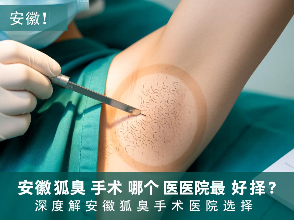 安徽狐臭手术哪个医院最好？深度解析安徽狐臭手术医院选择