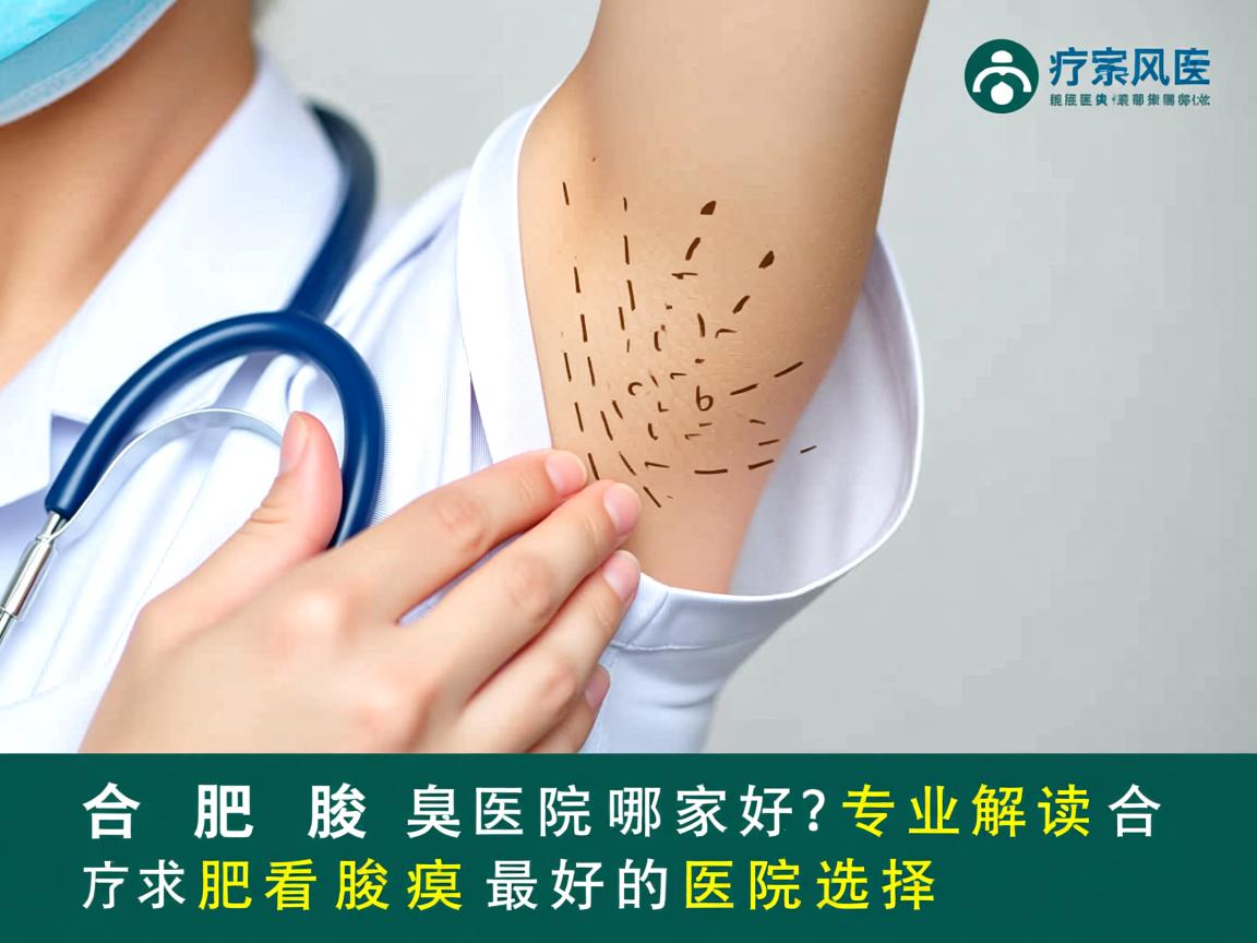 合肥腋臭医院哪家好？专业解读合肥看腋臭最好的医院选择