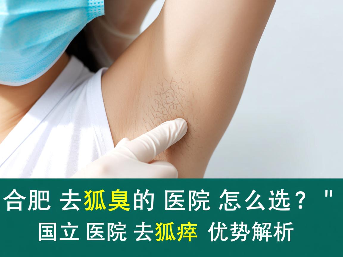 合肥去狐臭的医院怎么选？国立医院去狐臭的优势解析