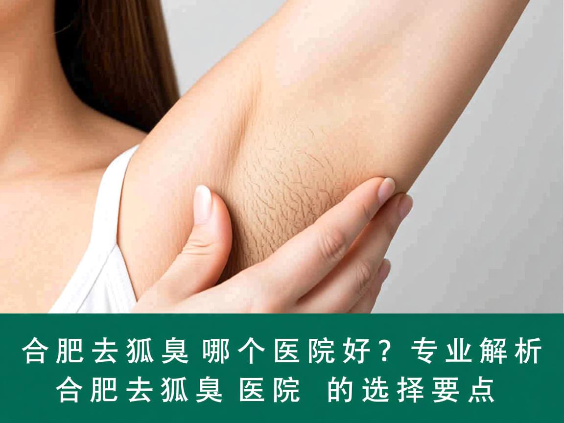 合肥去狐臭哪个医院好？专业解析合肥去狐臭医院的选择要点