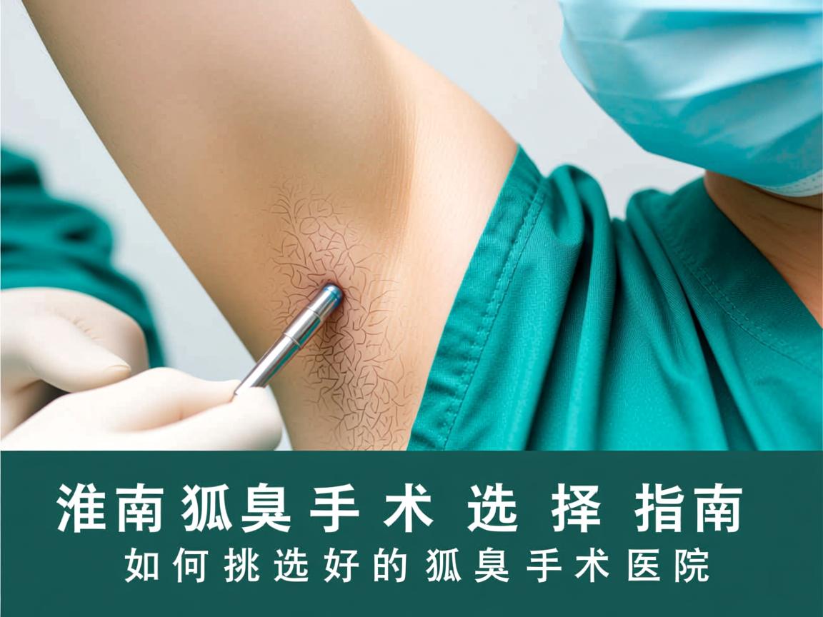 淮南狐臭手术选择指南，如何挑选好的狐臭手术医院