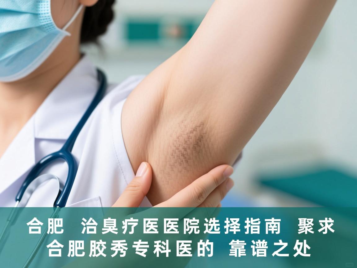 合肥腋臭治疗医院选择指南，聚焦合肥腋秀专科的靠谱之处
