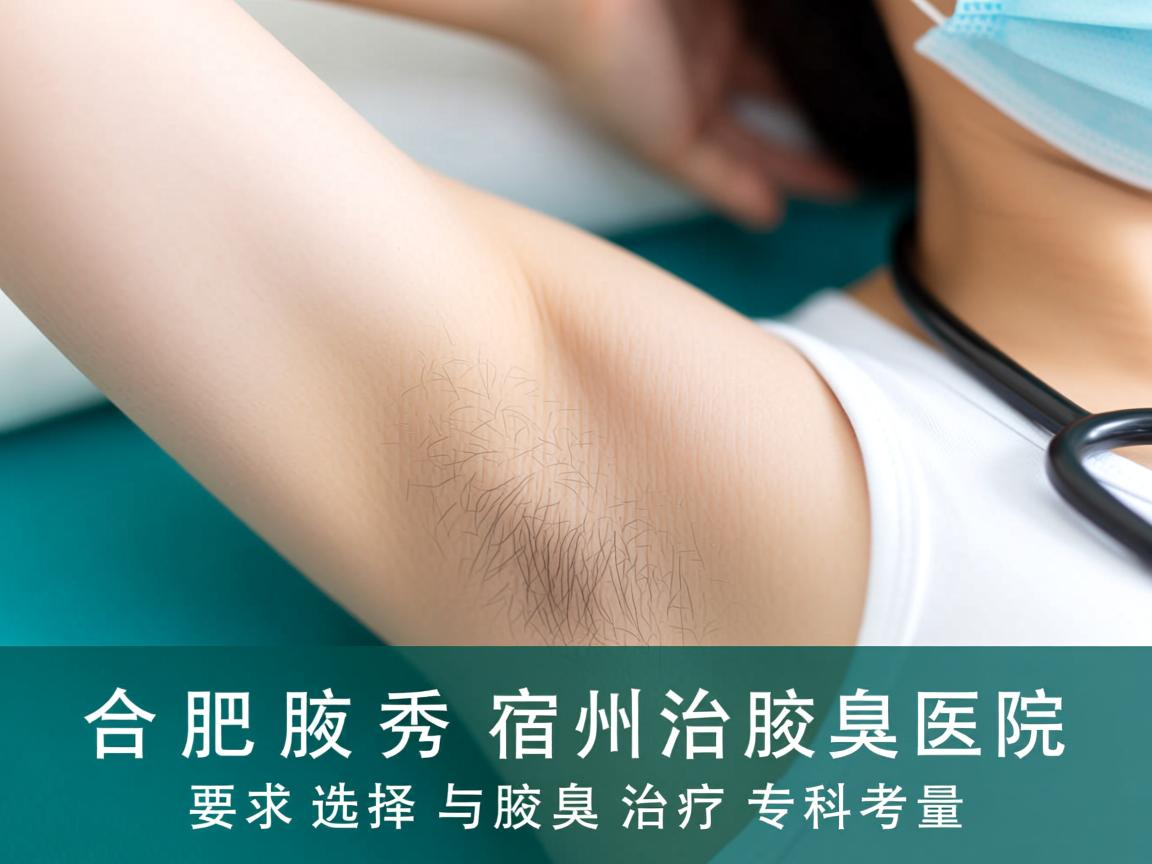 合肥腋秀解析，宿州治腋臭医院选择与腋臭治疗专科考量
