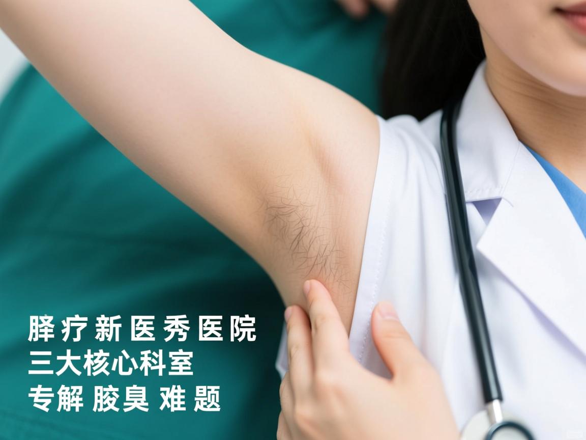 腋臭诊疗新选择，腋秀医院三大核心科室，专解腋臭难题
